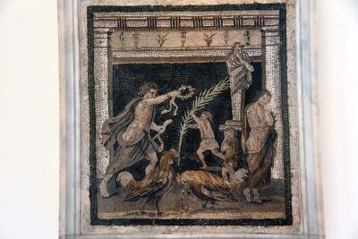 Conclusione di un combattimento di galli - Pompeii - 4281