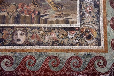 Dioniso fanciullo su tigre (detail) - Casa del Fauno - Pompeii - 4328
