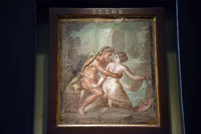 Satiro e Ninfa - Casa degli Epigrammi - Pompei - 4349