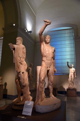 Tyrannicid group: Harmodius and Aristogeiton - Roman copy, 2nd c. AD from a Greek original of the early classical period - 4489