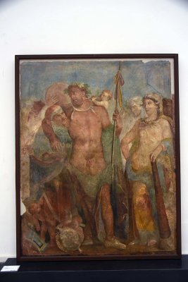 Eracle e Onfale - Casa di Marco Lucrecio, Pompeii - 4520