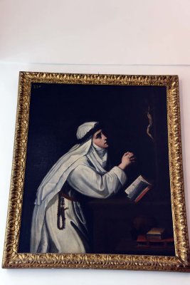 Santa Caterina adora il Crocefisso - da Andrea Vaccaro - 4815