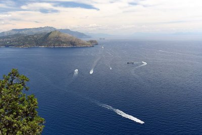 Sorrento peninsula view from Villa Jovis - 6441