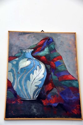 Scarf with Vase (1951) - Olga Napoli - 9713