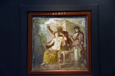 Ermafrodito con Papposileno e Baccante - Casa di Epidio Sabino - Pompeii - 4346