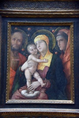the Holy Family with St Mary Magdalen (1495-1500) - Andrea Mantegna - 1017