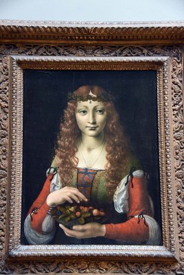 Girl with Cherries (1491-95) - att. to Giovanni Ambroglio Predis - 1031