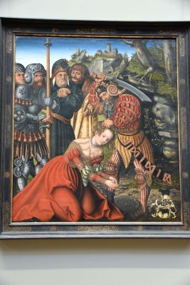 the Martyrdom of St Barbara (ca 1510) - Lucas Cranach the Elder - 1098