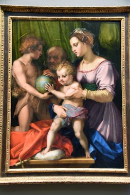 the Holy Family with the Young St John the Baptist (ca 1528) - Andrea del Sarto - 1122