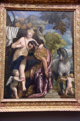 Mars and Venus United by Love (1570s) - Paolo Veronese - 1139