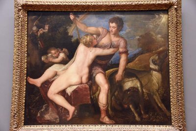 Venus and Adonis (1560s) - Titian, Tiziano Vecellio - 1145