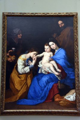 Holy Family with Sts Anne & Catherine of Alexandria (1648) - Jusepe de Ribera - 1167