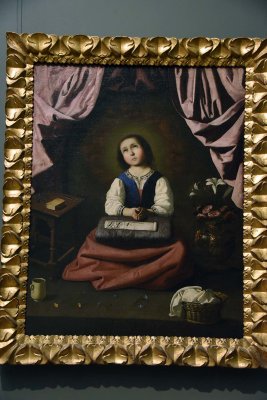 the Young Virgin (1632-33) - Francisco de Zurbarán - 1210