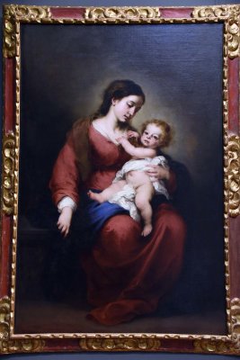 Virgin and Child (1670-72) - Bartolomé Estebán Murillo - 1216