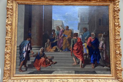 Saints Peter and John Healing the Lame Man (1655) - Nicolas Poussin - 1226