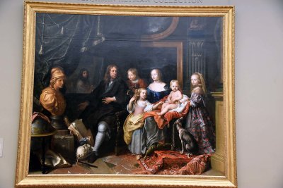 Everhard Jabach (1618-1695)  and His Family (1660) - Charles le Brun - 1247