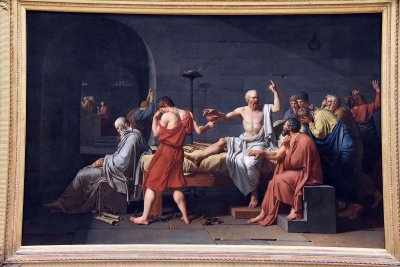 The Death of Socrates (1787) - Jacques Louis David - 1315