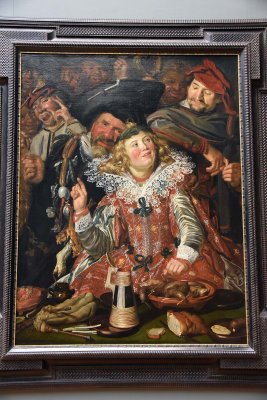 Merrymakers at Shrovetide (1616-17) - Frans Hals - 1335