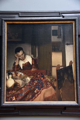 A Maid Asleep (1656-57) - Johannes Vermeer - 1355