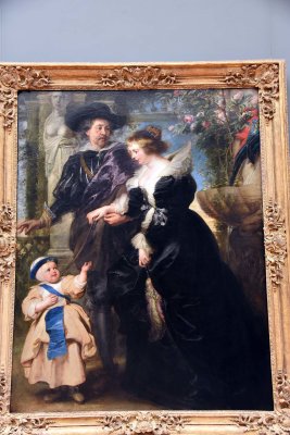 Rubens, His Wife Helena Fourment, 1614-1673, and Their Son Frans, 1633-1678 (ca. 1635) - Peter Paul Rubens - 1371