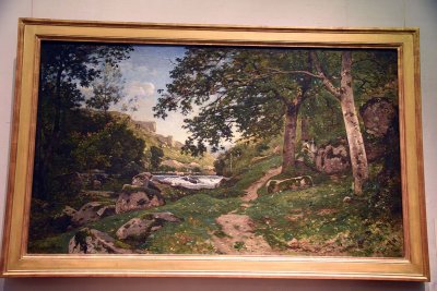 The Rocky Path in the Morvan (1869) - Henri Joseph Harpignies - 1449
