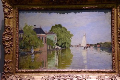 Houses on the Achterzaan (1871) - Claude Monet - 1461
