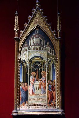  The Annunciation to Zacharias (1455–60) - Giovanni di Paolo - 1492