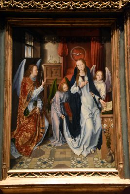 The Annunciation (1480-89) - Hans Memling - 1551