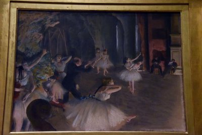 The Rehearsal Onstage (1874) - Edgar Degas - 1987