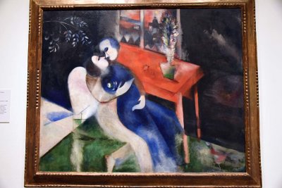 The Lovers (1913-14) - Marc Chagall - 2605