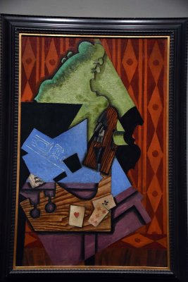 Violin and Playing Cards on a Table (1913) - Juan Gris - 2722