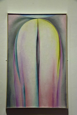 Grey Line with Lavender and Yellow (1923) - Georgia O'Keeffe - 2843