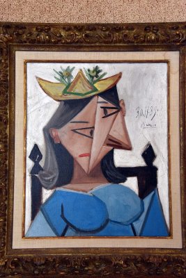 Femme Assise au Chapeau (1939) - Pablo Picasso - 4333