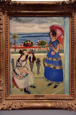 Two Women on a Balcony (1921) - Henri Matisse - 1888