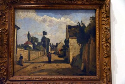 Rue de l'Ermitage, Pontoise (ca. 1866) - Camille Pissarro - 1908