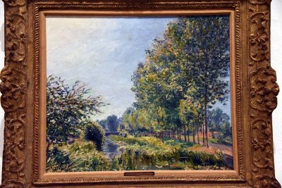 The Banks of the Orvanne - Morning Effect (1890) - Alfred Sisley - 1938
