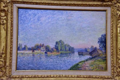 The Loing at St Mamms (1884) - Alfred Sisley - 2056