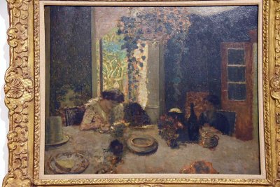 The Dining Room in La Naz (1900) - Edouard Vuillard - 2096