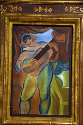 Harlequin with Guitar (1923) - Juan Gris - 2129