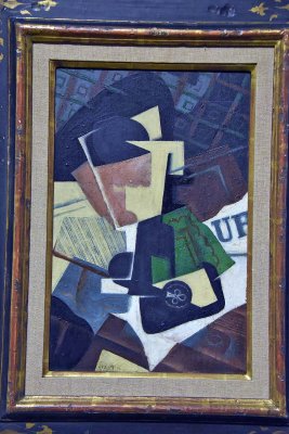 Glass and Ace of Clubs (1917) - Juan Gris - 2195