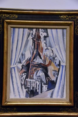 Eiffel Tower with Drapes (1914) - Robert Delaunay - 2205