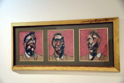 Three Studies for A Portrait of George Dyer. On Pink Ground (1964) - Francis Bacon - 2417