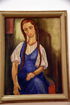 Portrait of a Girl (ca. 1925) - Moshe Castel - 2559