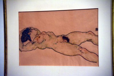 Reclining Nude (1918) - Egon Schiele - 2431
