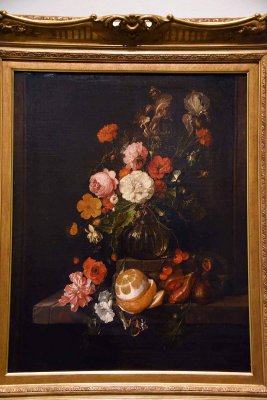 Still Life with Flowers, Fruit, and Butterflies (1680-91) - Att. to David Cornelisz de Heem - 4028