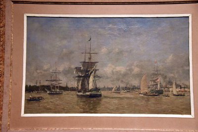 The Harbor of Bordeaux (1873) - Eugne Boudin - 4056