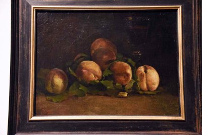 Still Life with Peaches (19th c.) - Gustave Courbet - 4072