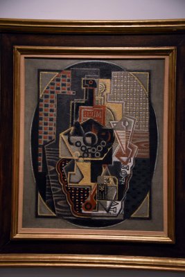 Still Life with Fruit and a Bottle (1918) - Jean Metzinger - 4514