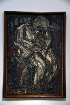Father Seated in Armchair (1960) - Leon Kossoff - 4608