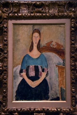 Jeanne Hbuterne, Seated (1918) - Amedeo Modigliani - 4614
